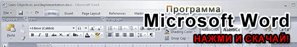 Скачать Word 2007